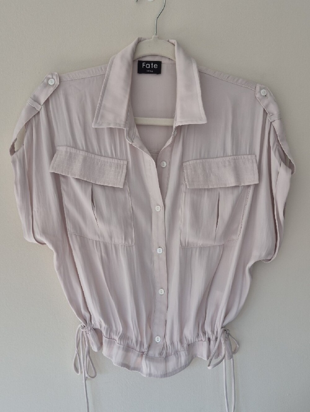 Beige Cargo style Shirt